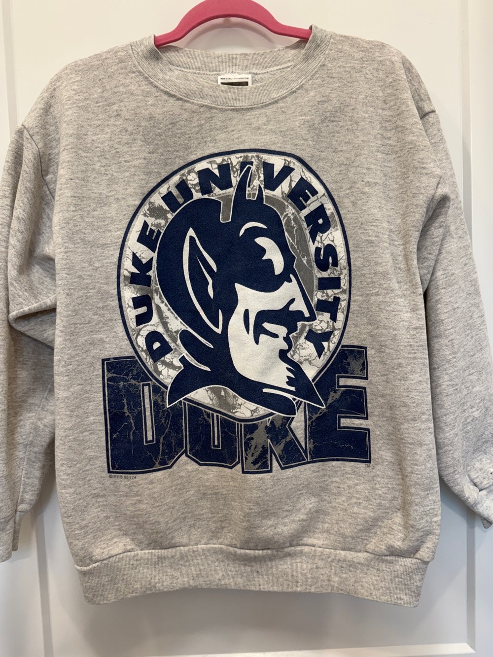 Vintage 1992-94 Duke University Gray Crewneck